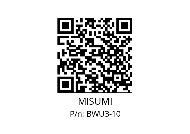   MISUMI BWU3-10