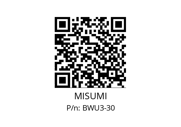   MISUMI BWU3-30