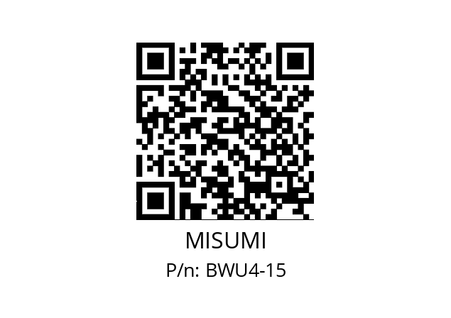   MISUMI BWU4-15