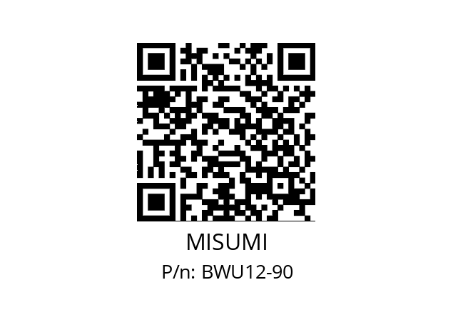   MISUMI BWU12-90