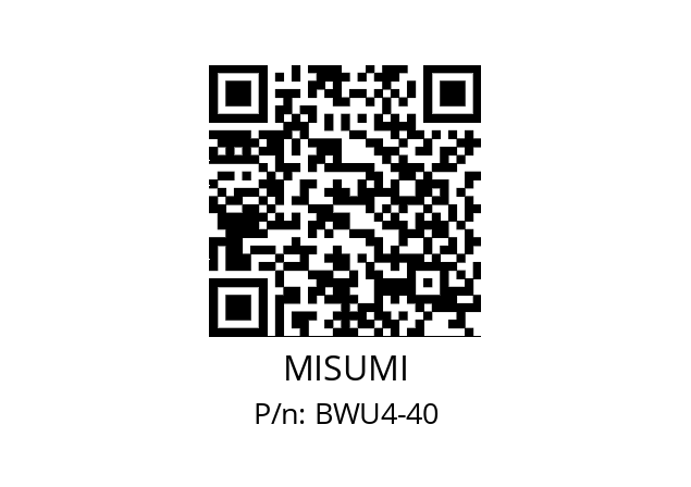   MISUMI BWU4-40