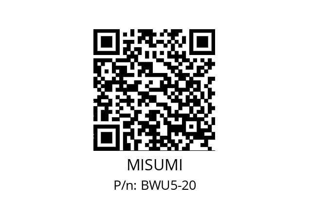   MISUMI BWU5-20