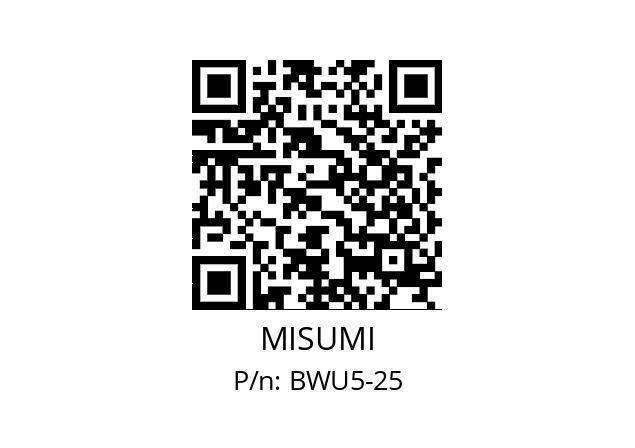   MISUMI BWU5-25