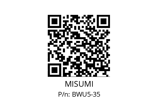   MISUMI BWU5-35