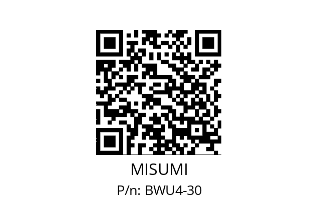   MISUMI BWU4-30