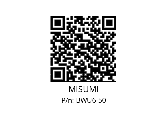   MISUMI BWU6-50