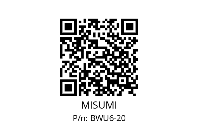   MISUMI BWU6-20