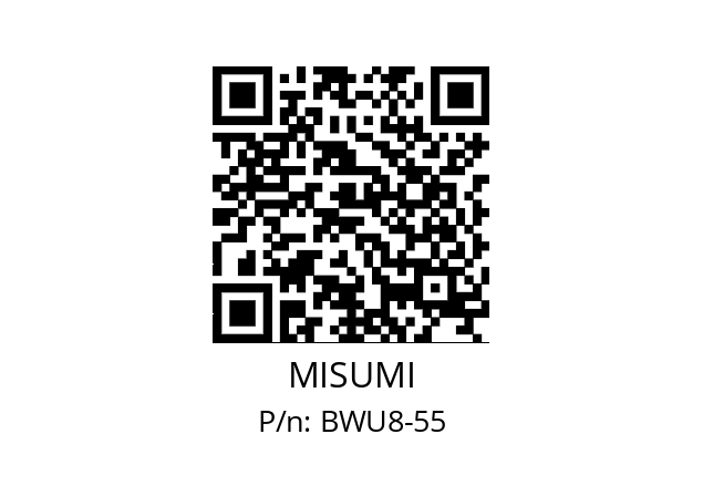   MISUMI BWU8-55