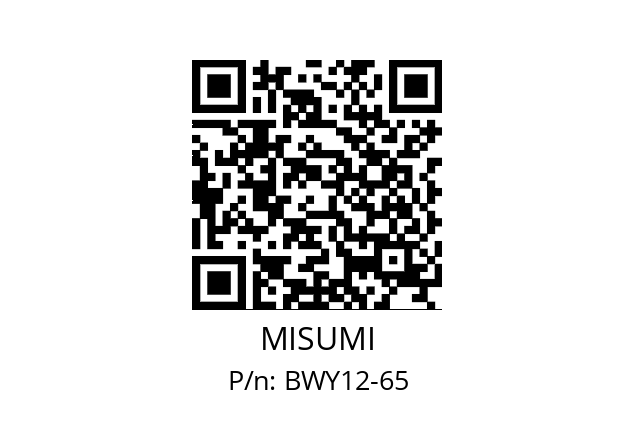   MISUMI BWY12-65