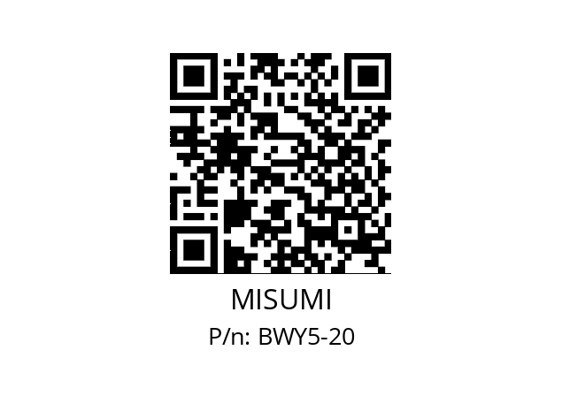   MISUMI BWY5-20