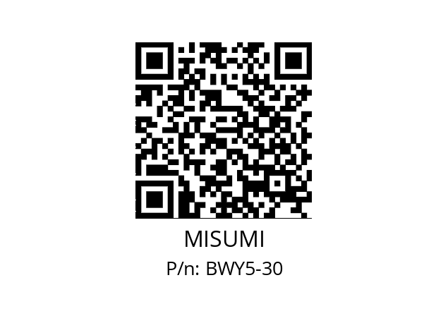   MISUMI BWY5-30