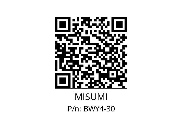   MISUMI BWY4-30