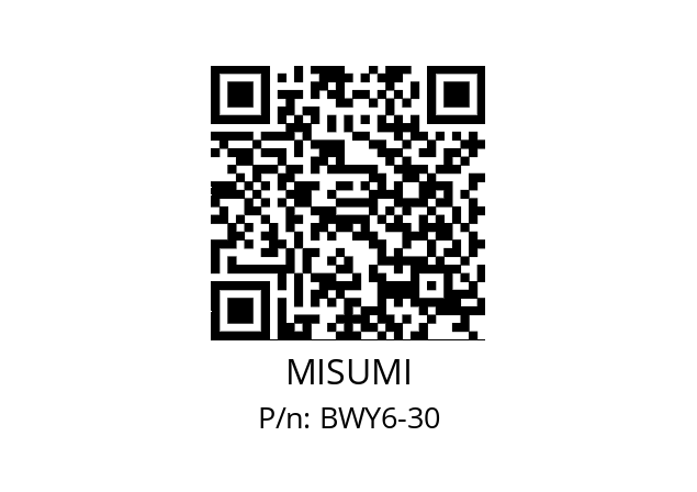   MISUMI BWY6-30