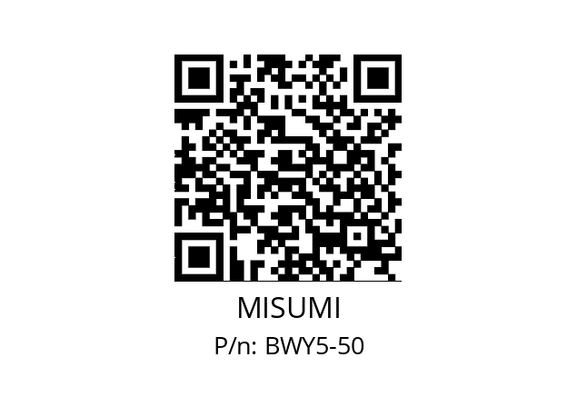   MISUMI BWY5-50