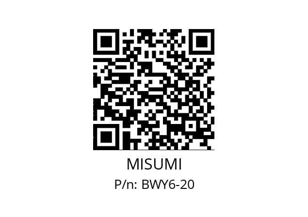   MISUMI BWY6-20