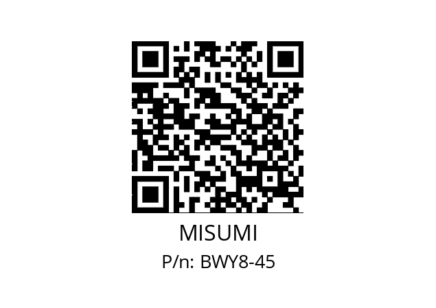   MISUMI BWY8-45