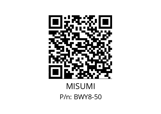   MISUMI BWY8-50