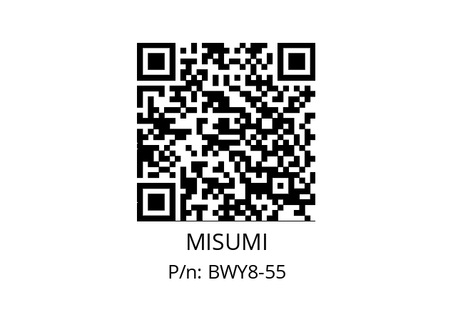   MISUMI BWY8-55