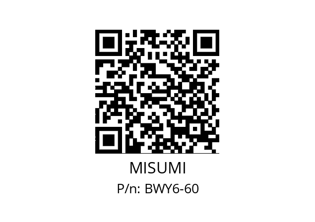   MISUMI BWY6-60