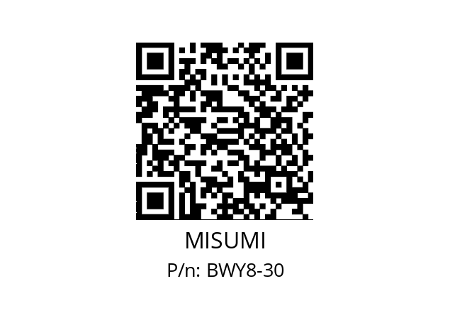   MISUMI BWY8-30