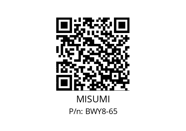   MISUMI BWY8-65