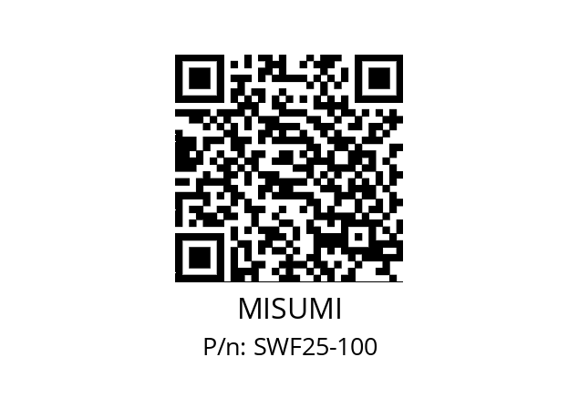   MISUMI SWF25-100