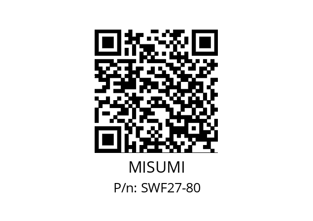   MISUMI SWF27-80