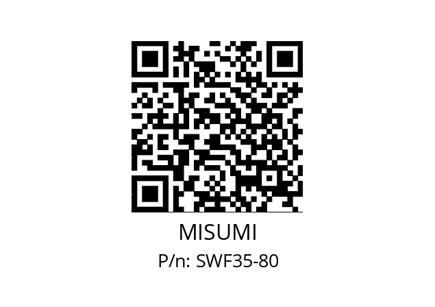   MISUMI SWF35-80