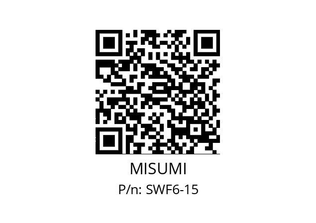   MISUMI SWF6-15