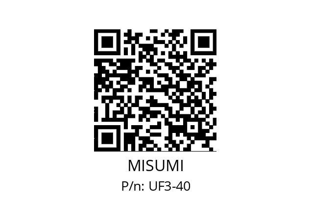   MISUMI UF3-40