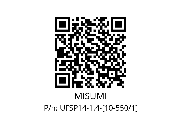   MISUMI UFSP14-1.4-[10-550/1]