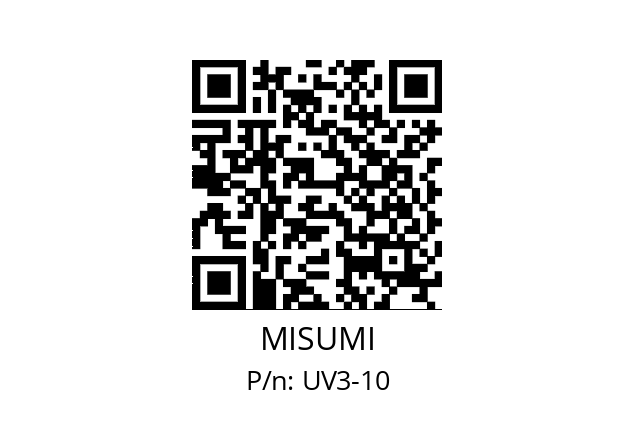   MISUMI UV3-10