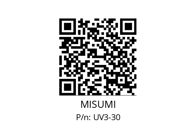   MISUMI UV3-30