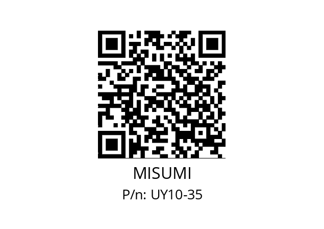   MISUMI UY10-35