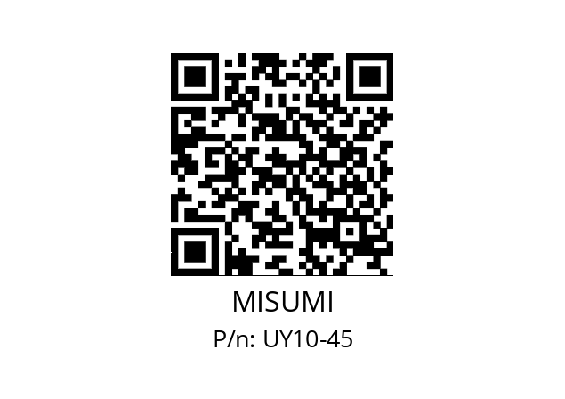   MISUMI UY10-45