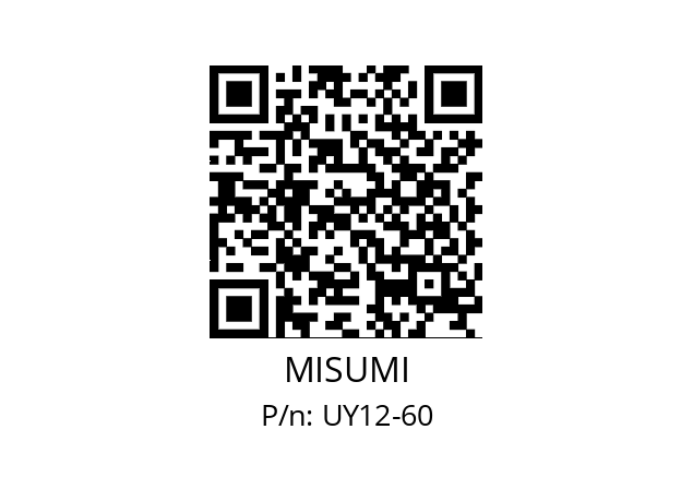   MISUMI UY12-60