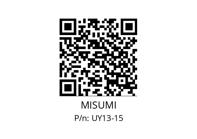   MISUMI UY13-15