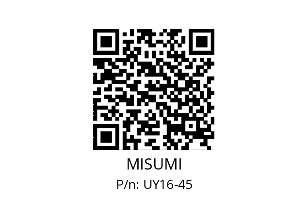   MISUMI UY16-45