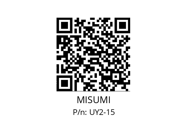   MISUMI UY2-15