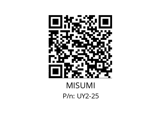   MISUMI UY2-25