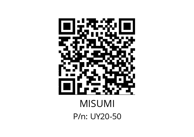   MISUMI UY20-50