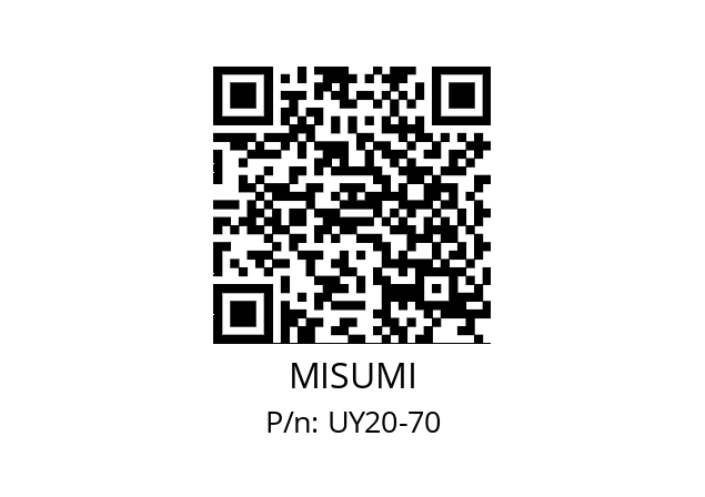   MISUMI UY20-70