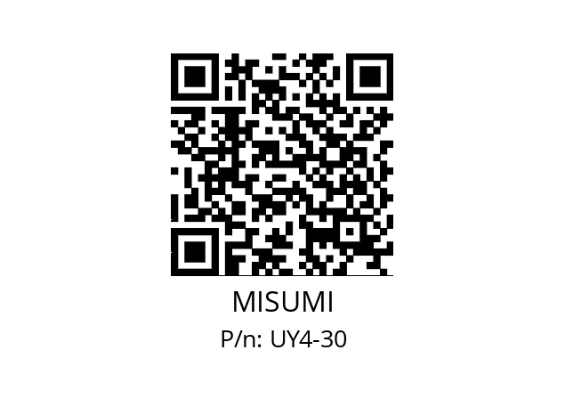   MISUMI UY4-30