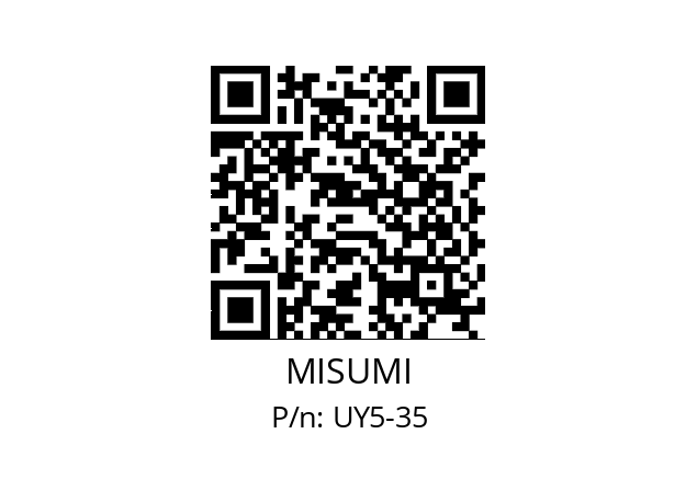   MISUMI UY5-35