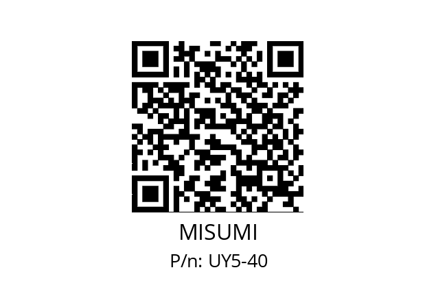   MISUMI UY5-40