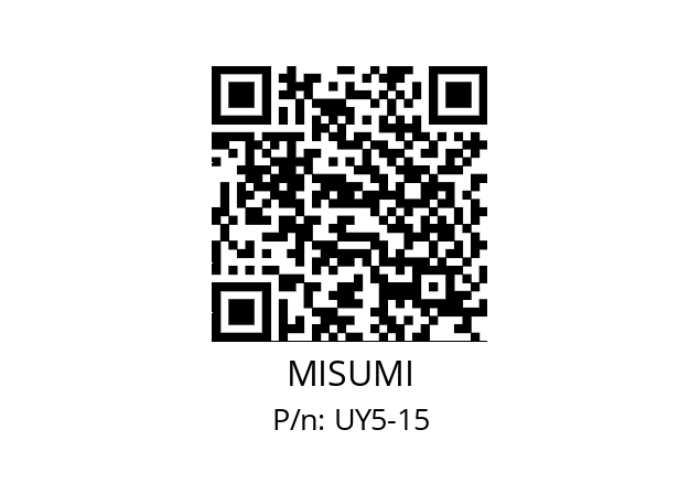   MISUMI UY5-15