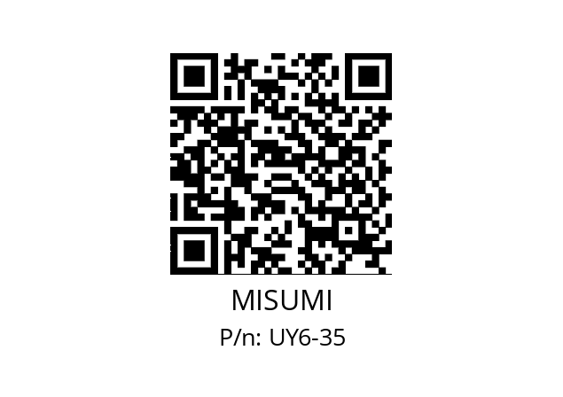   MISUMI UY6-35