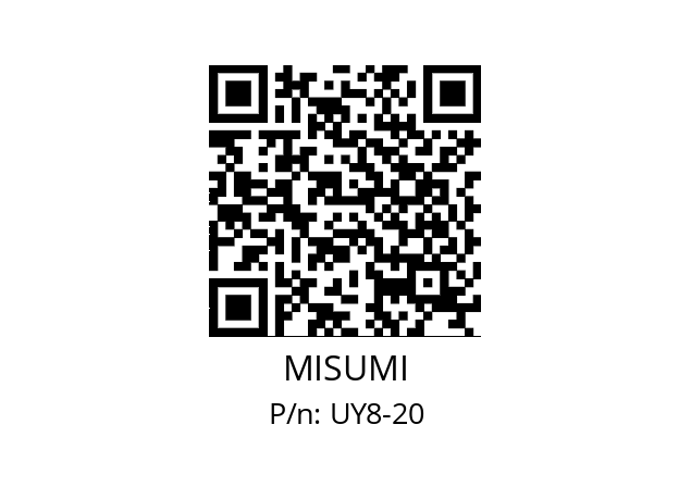   MISUMI UY8-20