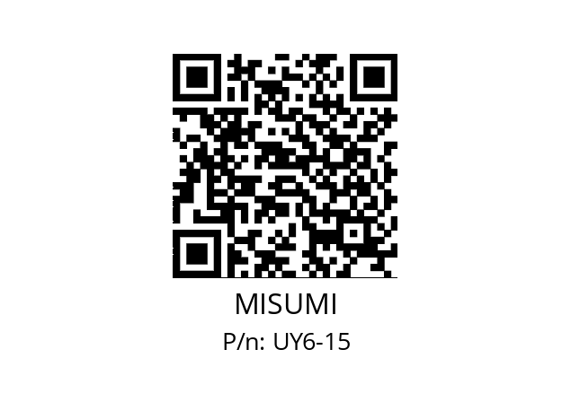   MISUMI UY6-15