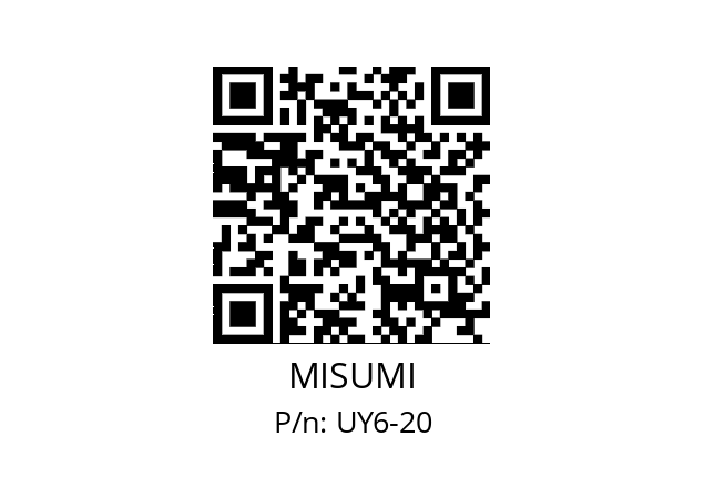   MISUMI UY6-20